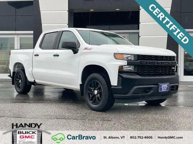 2020 Chevrolet Silverado 1500 4WD Crew Cab Short Bed WT for sale in Saint Albans, VT