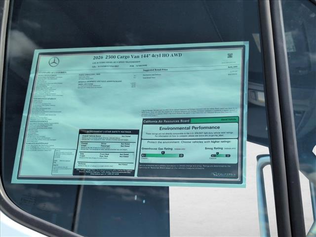 2026 Mercedes-Benz Sprinter 2500 2500 Standard Roof I4 Diesel HO 144" AWD