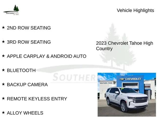 2023 Chevrolet Tahoe 4WD High Country