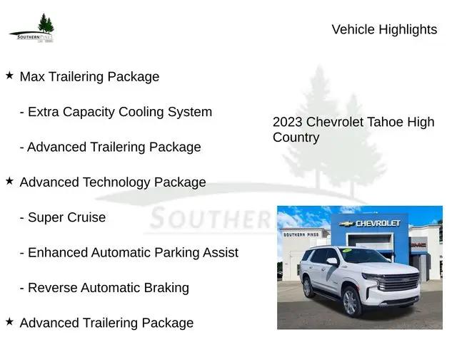2023 Chevrolet Tahoe 4WD High Country