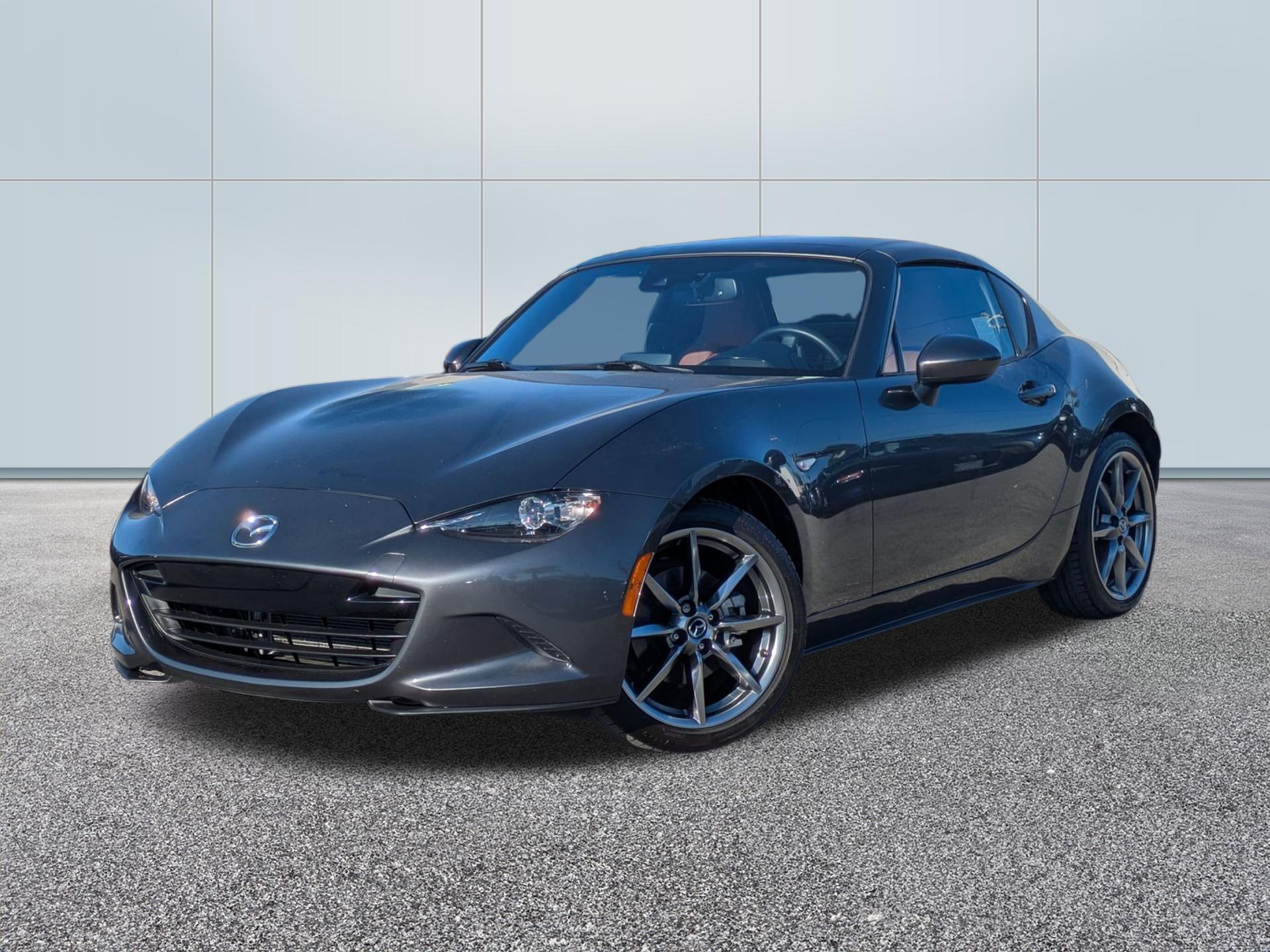 Machine Gray Metallic 2023 Mazda MX-5 Miata RF Grand Touring RWD Convertible Rear-Wheel Drive Manual