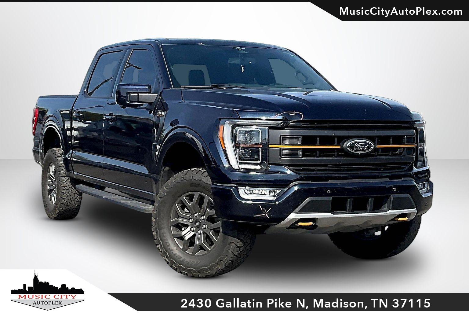 ANTIMATTER BLUE METALLIC 2023 Ford F-150 Tremor SuperCrew 4WD Pickup Truck Four-Wheel Drive Automatic