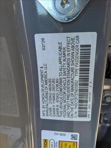 2026 Honda Accord Sedan Sport-L