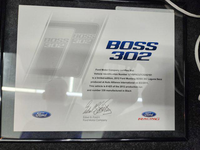 2012 Ford Mustang Boss 302