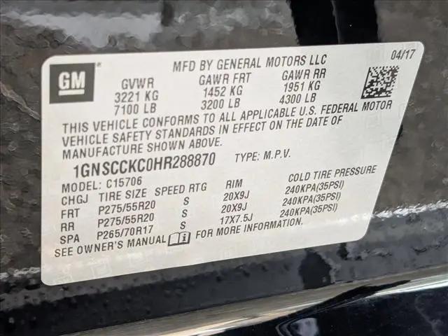 2017 Chevrolet Tahoe Premier