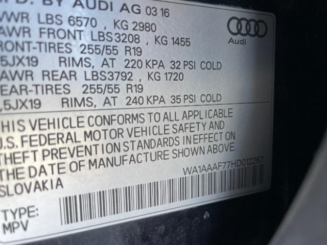 2017 Audi Q7 3.0T Premium
