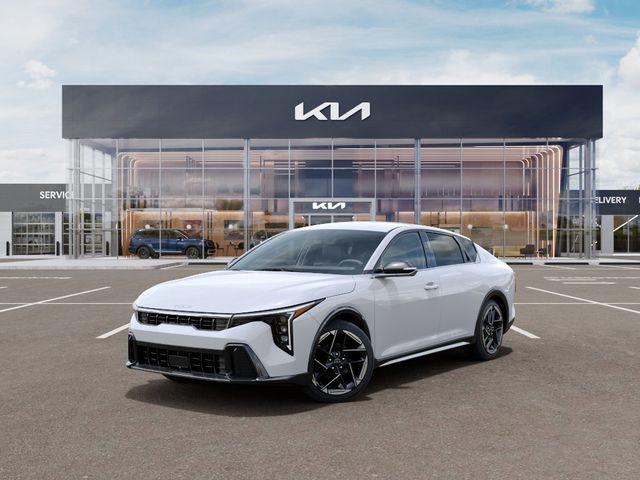 Snow White Pearl 2026 Kia K4 GT-Line FWD Sedan Front-Wheel Drive Continuously Variable Transmission