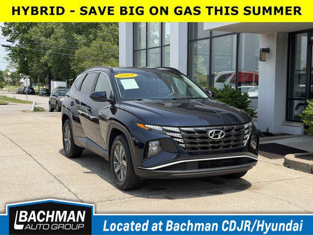 2022 Hyundai Tucson Hybrid Blue for sale in JEFFERSONVILLE, IN