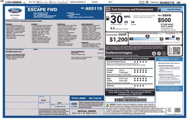 2022 Ford Escape S