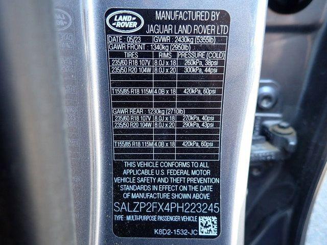 2023 Land Rover Range Rover Evoque SE