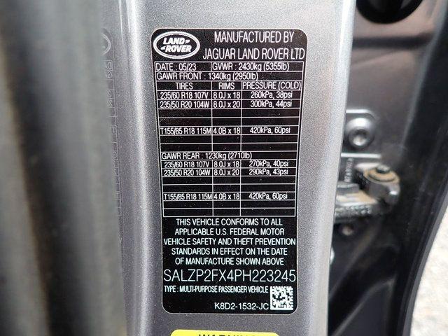 2023 Land Rover Range Rover Evoque SE