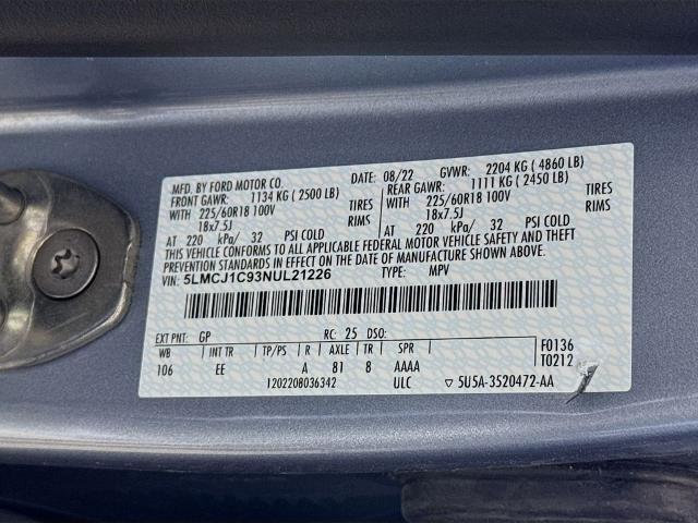 2022 Lincoln Corsair Standard