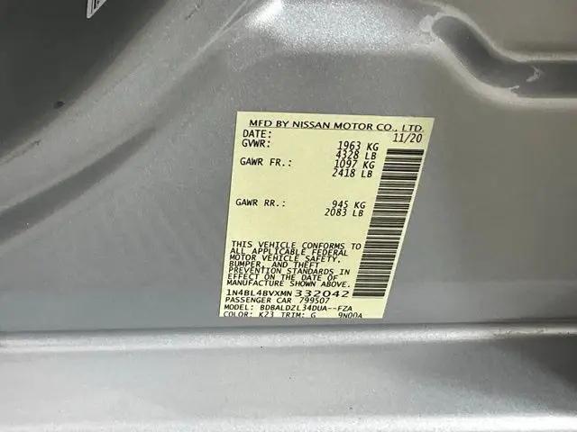 2021 Nissan Altima S FWD