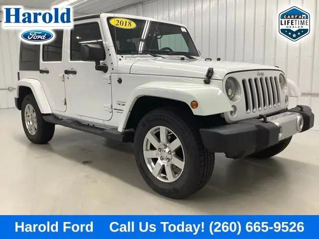 2018 Jeep Wrangler JK Unlimited Sahara for sale in Angola, IN