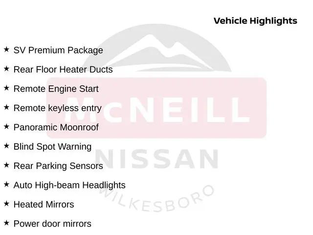 2025 Nissan Kicks SV FWD