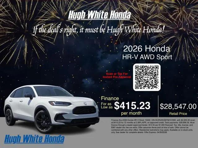 2026 Honda HR-V AWD Sport