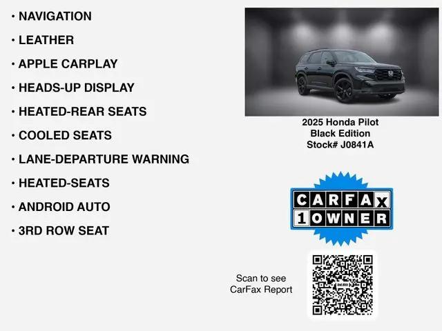 2025 Honda Pilot Black Edition