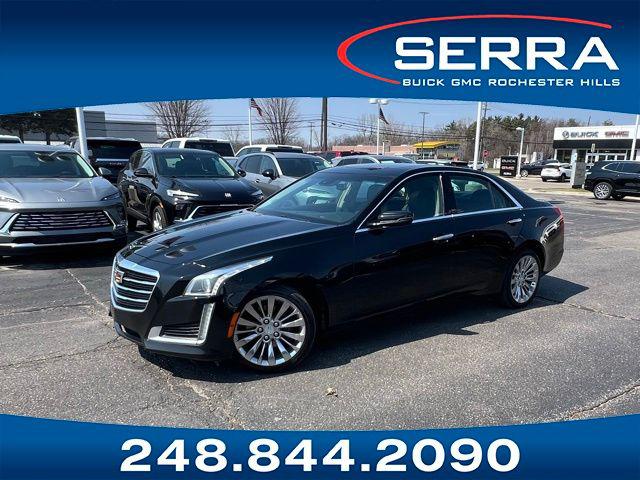Black Raven 2015 Cadillac CTS 2.0T Luxury AWD Sedan All-Wheel Drive Automatic