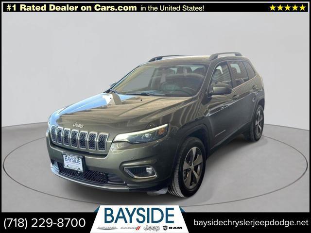 Olive Green Pearlcoat 2021 Jeep Cherokee Limited 4WD SUV / Crossover Four-Wheel Drive Automatic