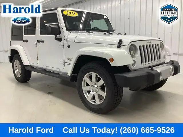 2018 Jeep Wrangler JK Unlimited Sahara for sale in Augola, IN
