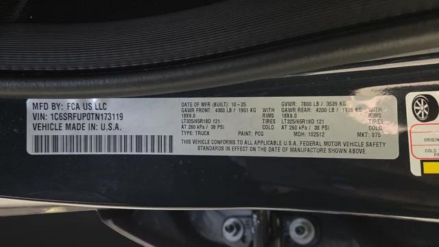 2026 Ram 1500 RHO Crew Cab 4x4 5'7" Box
