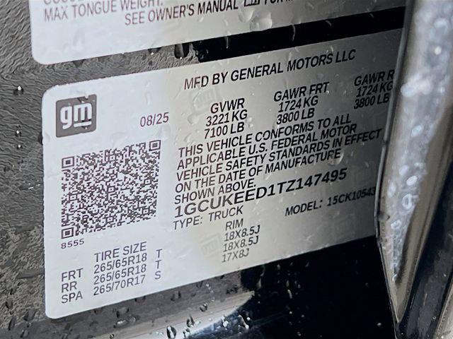 2026 Chevrolet Silverado 1500 4WD Crew Cab Short Bed RST