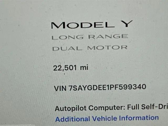 2023 Tesla Model Y Long Range Dual Motor All-Wheel Drive
