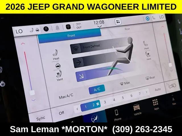 2026 Jeep Grand Wagoneer Limited Reserve 4x4