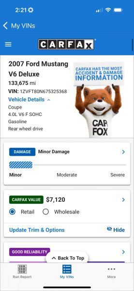 2007 Ford Mustang V6 Deluxe