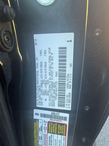 2018 Toyota Tundra 1794 5.7L V8