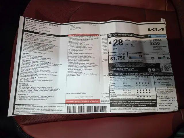 2026 Kia K4 GT-Line Turbo