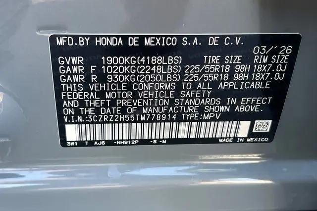 2026 Honda HR-V AWD Sport
