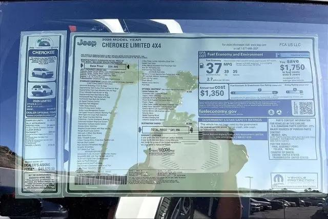 2026 Jeep Cherokee Limited 4x4