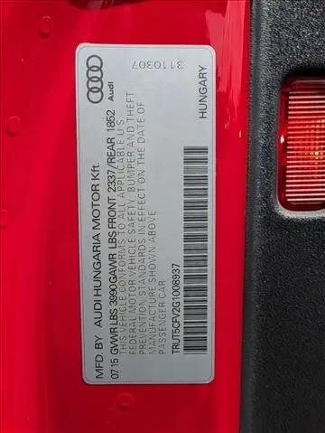 2016 Audi TT 2.0T