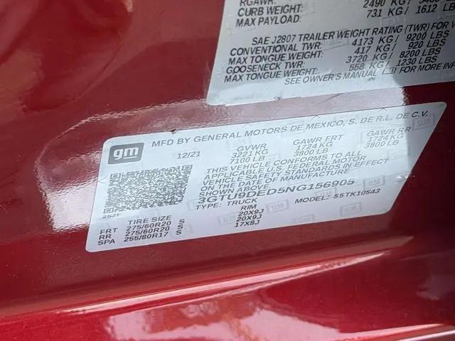 2022 GMC Sierra 1500 Limited 4WD Crew Cab Short Box SLT