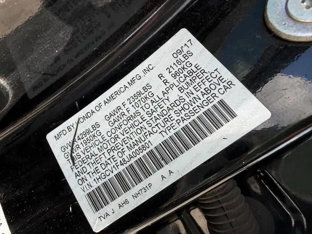 2018 Honda Accord EX