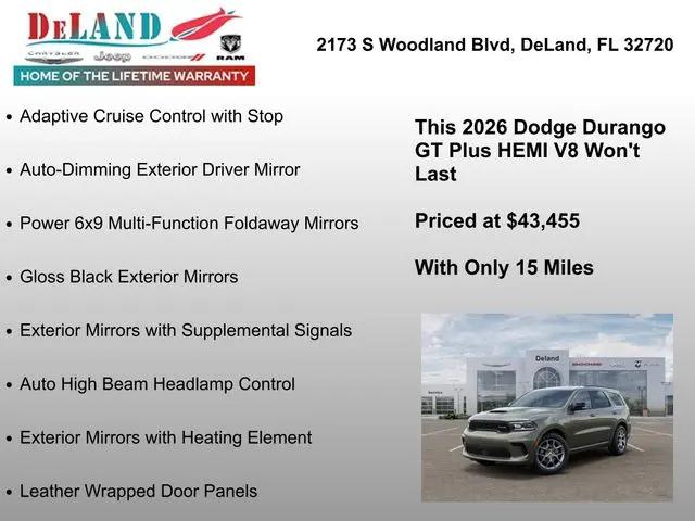 2026 Dodge Durango GT Plus HEMI V8