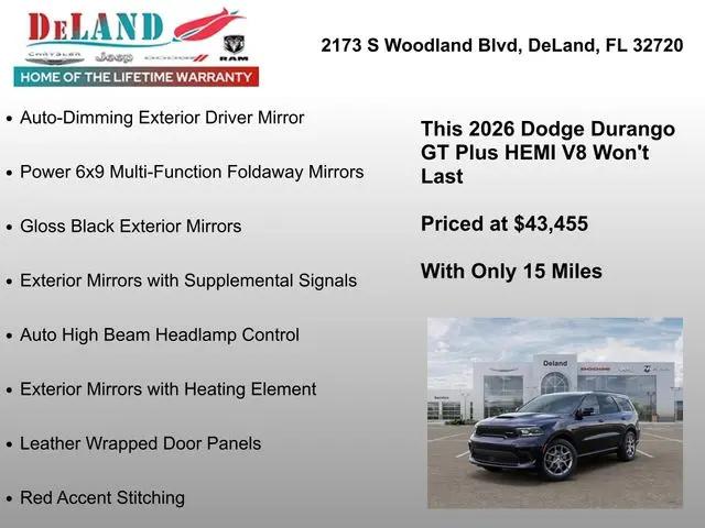 2026 Dodge Durango GT Plus HEMI V8