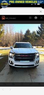 White Frost Tricoat 2023 GMC Yukon SLT 4WD SUV / Crossover Four-Wheel Drive Automatic