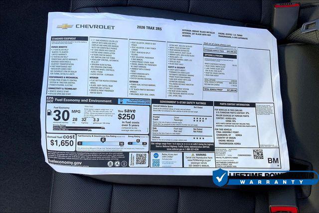 2026 Chevrolet Trax FWD 2RS