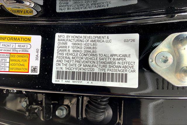 2026 Honda Accord Sedan LX