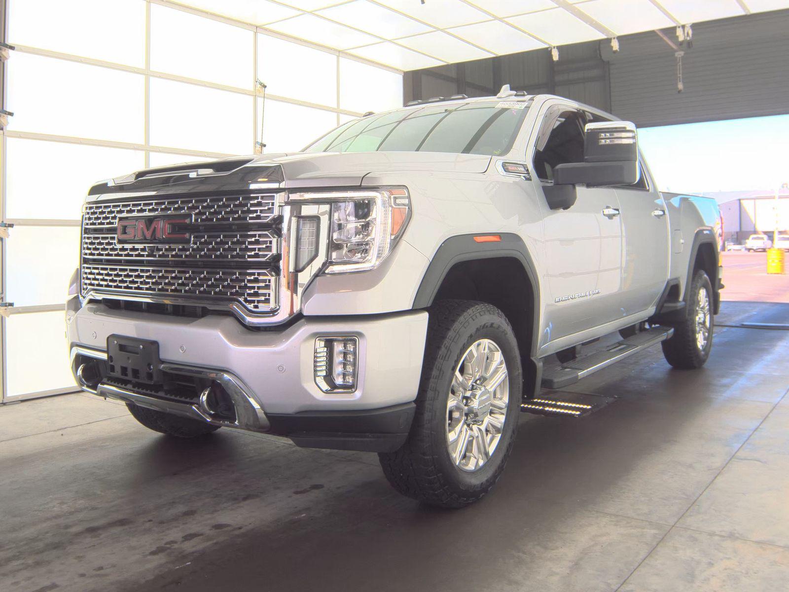 Quicksilver Metallic 2020 GMC Sierra 3500HD Denali Crew Cab 4WD Pickup Truck Four-Wheel Drive Automatic