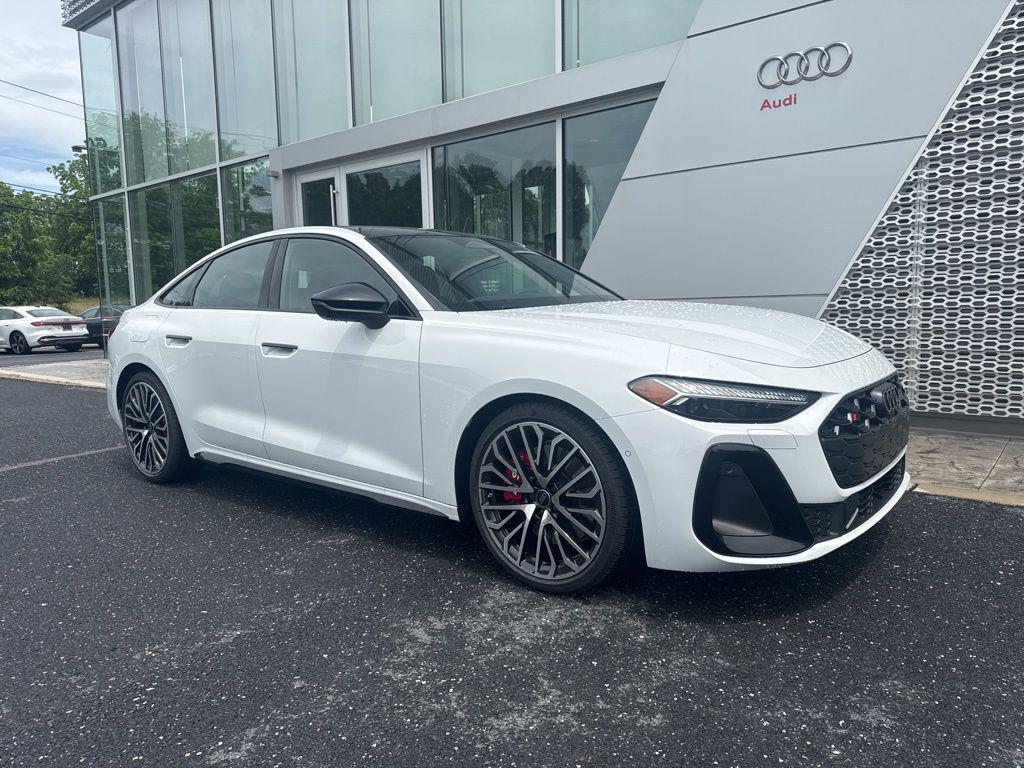 Glacier White Metallic 2026 Audi S5 quattro Premium Plus TFSI Sedan All-Wheel Drive Automatic