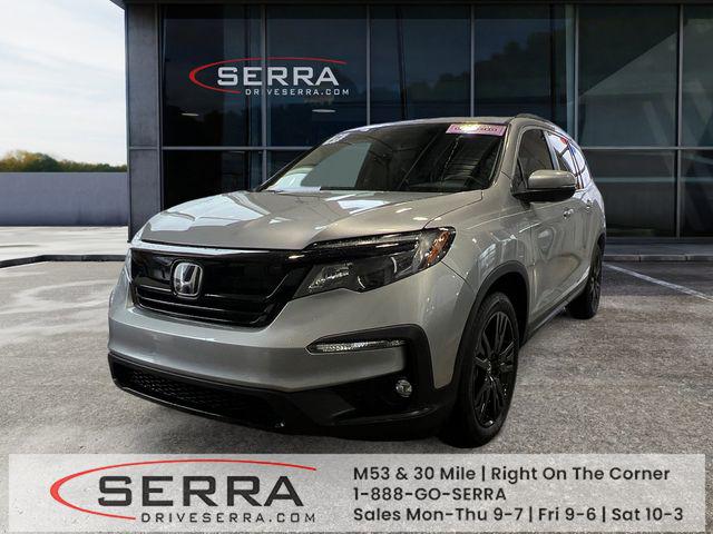 Lunar Silver Metallic 2021 Honda Pilot SE FWD SUV / Crossover Front-Wheel Drive Automatic