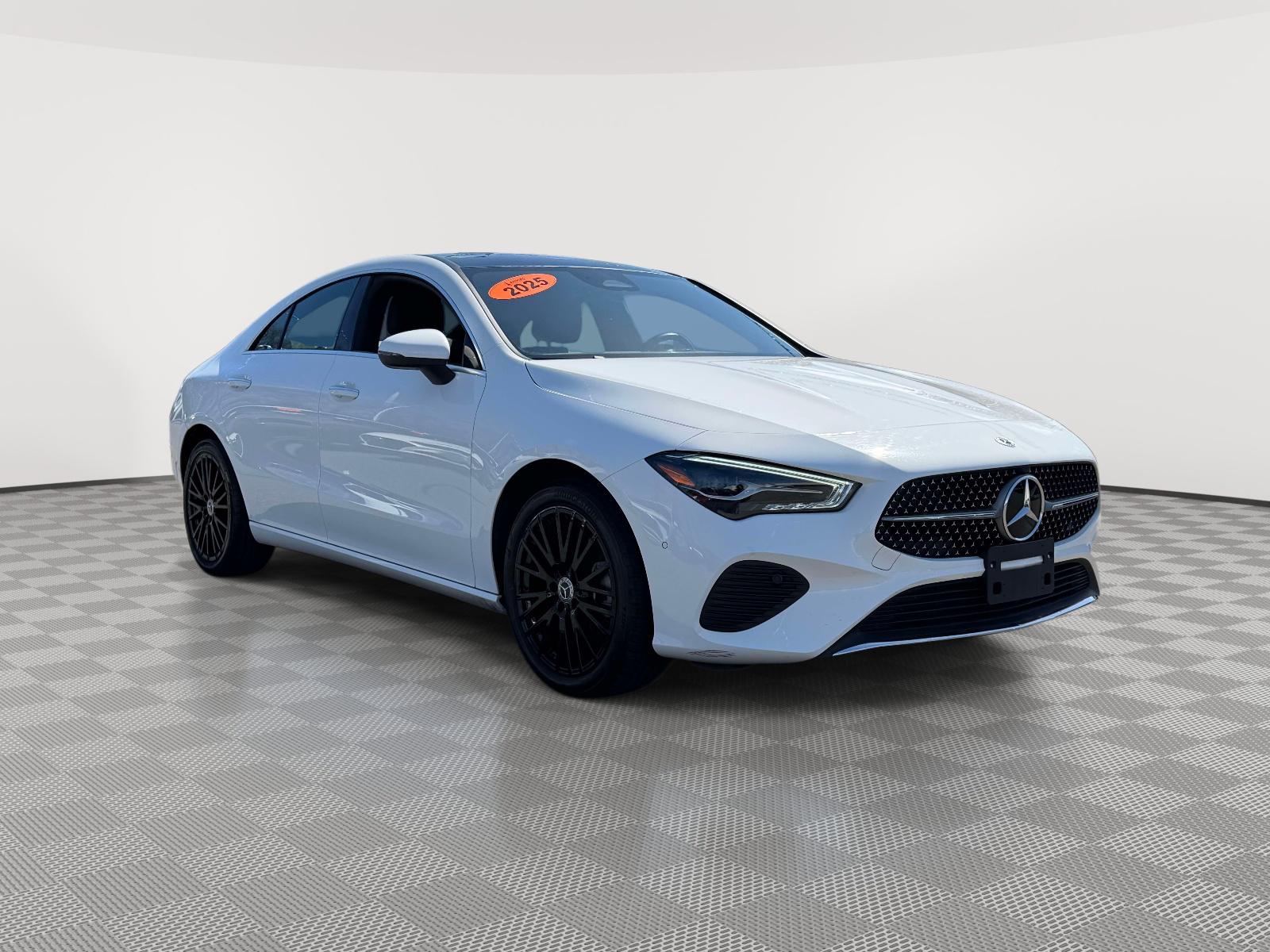 White 2025 Mercedes-Benz CLA 250 4MATIC Coupe All-Wheel Drive 8-Speed Dual Clutch