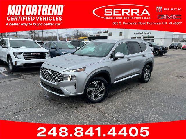 Shimmering Silver Pearl 2021 Hyundai Santa Fe SEL FWD SUV / Crossover Front-Wheel Drive Automatic