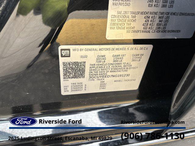 2022 Chevrolet Silverado 1500 4WD Crew Cab Standard Bed RST