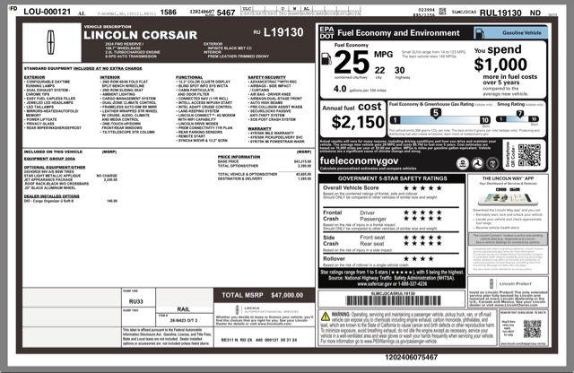 2024 Lincoln Corsair Reserve