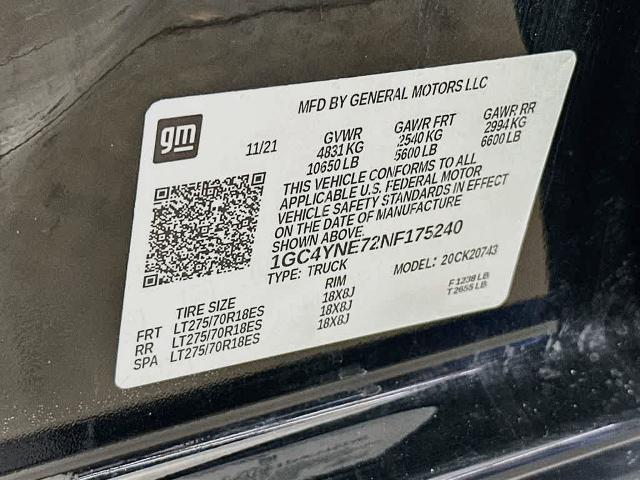 2022 Chevrolet Silverado 2500HD 4WD Crew Cab Standard Bed LT