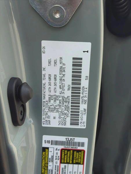2026 Toyota Tundra SR5 CrewMax 5.5' Bed